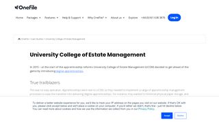 
                            5. University College of Estate Management - OneFile