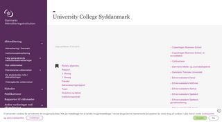 
                            11. University College Syddanmark - Danmarks Akkrediteringsinstitution