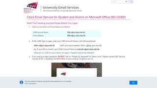 
                            7. University Email Service for Staff on Microsoft Office ... - CityU Email