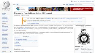 
                            11. University Grants Commission (Sri Lanka) - Wikipedia