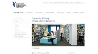 
                            2. University Library - Hochschule Rhein-Waal