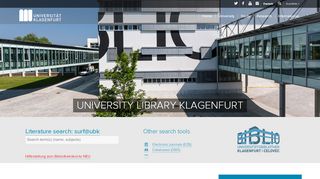 
                            7. University Library Klagenfurt – University of Klagenfurt