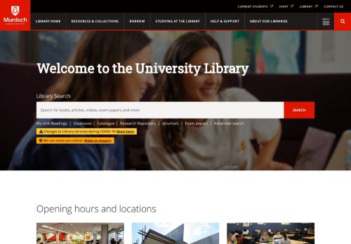 
                            9. University Library | Murdoch University