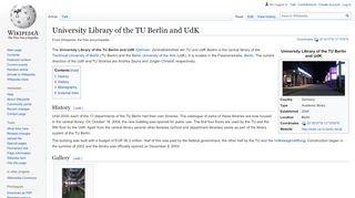 
                            12. University Library of the TU Berlin and UdK - Wikipedia