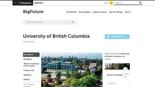 
                            9. University of British Columbia - UBC - The College Board