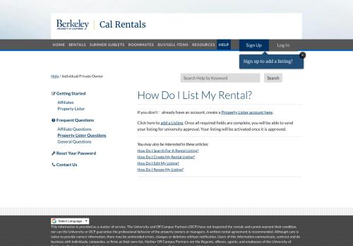 
                            3. University of California Berkeley | Off Campus Housing ... - Cal Rentals