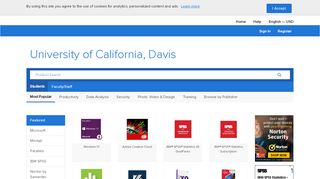 
                            4. University of California, Davis | Academic Software Discounts
