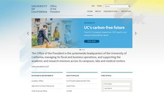 
                            2. University of California | Office of The President