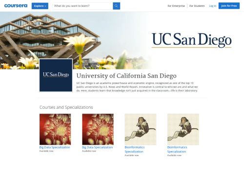 
                            11. University of California San Diego Online Courses | Coursera