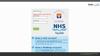 
                            13. University of Dundee Login : Timetable booking system