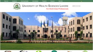 
                            9. University of Health Sciences Lahore
