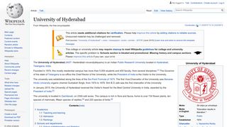 
                            9. University of Hyderabad - Wikipedia