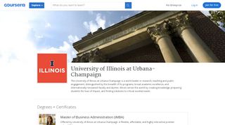 
                            8. University of Illinois at Urbana-Champaign Online Courses | Coursera