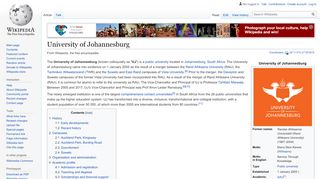 
                            11. University of Johannesburg - Wikipedia