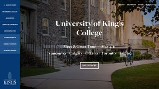 
                            5. University of King's College | Halifax, Nova Scotia