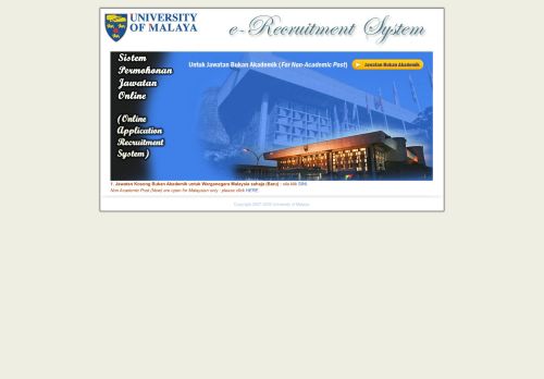 
                            8. University of Malaya : e-Recruitment System - 130