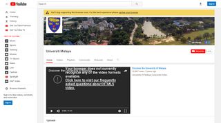 
                            10. University of Malaya - YouTube