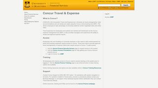 
                            5. University of Manitoba - Financial Services - Concur Travel & Expense