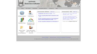 
                            8. University of Mumbai :: Affiliation Online