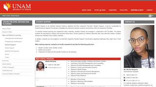 
                            8. University of Namibia | CODeL | Student Support