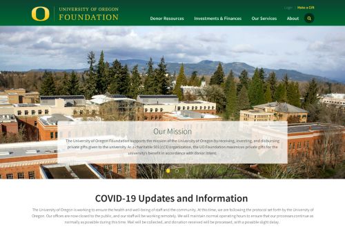 
                            13. University of Oregon Foundation - Community Home