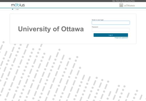 
                            6. University of Ottawa - Login