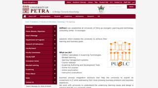 
                            9. University of Petra | E-Learning