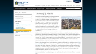 
                            8. University of Poitiers | Marquette University Law School