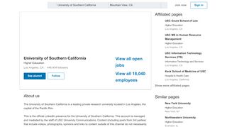 
                            11. University of Southern California | LinkedIn