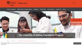 
                            11. University of Sydney Foundation Program | USFP | Taylors College ...