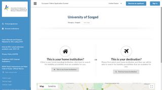 
                            13. University of Szeged - Apply online! - European Online Application ...