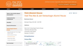 
                            7. University of the Pacific - Visit Alumni House