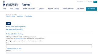 
                            8. University of Toronto - Login