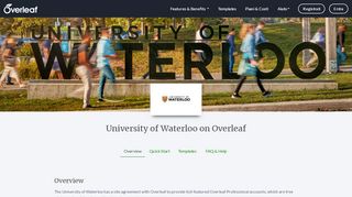 
                            10. University of Waterloo - Overleaf, Editor LaTeX online