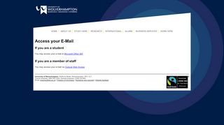 
                            2. University of Wolverhampton - Access your E-Mail