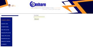 
                            2. University of Zimbabwe Student Registration :: Users - Emhare