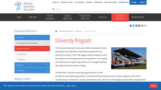 
                            7. University Program | American Galvanizer's Association