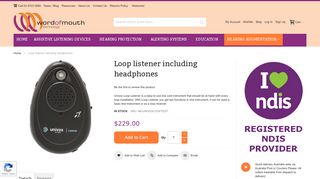
                            12. Univox Loop Listener and Tester - Word of Mouth Technology