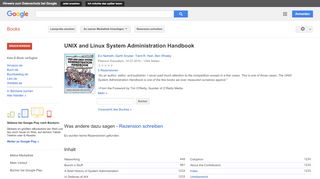 
                            10. UNIX and Linux System Administration Handbook - Google Books-Ergebnisseite