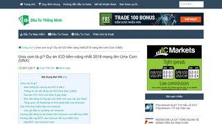 
                            2. Unix coin là gì? Dự án ICO tiềm năng nhất 2018 mang tên Unix Coin ...