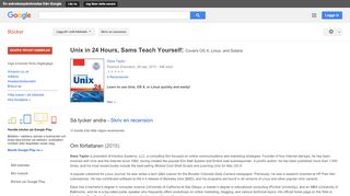 
                            7. Unix in 24 Hours, Sams Teach Yourself: Covers OS X, Linux, and Solaris