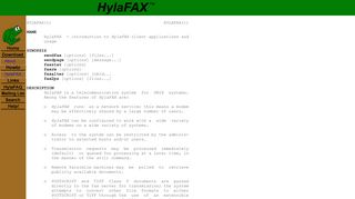 
                            3. UNIX Manual Page: man hylafax