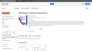 
                            10. UNIX System V Network Programming