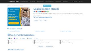 
                            9. Unizulu its login Results For Websites Listing - SiteLinks.Info
