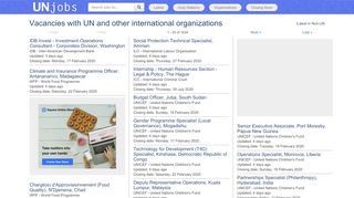 
                            9. UNjobs: Vacancies with UN and other international organizations