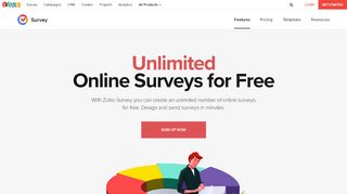 
                            4. Unlimited free online surveys - Zoho Survey