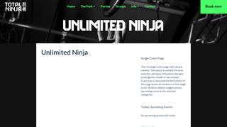 
                            8. Unlimited Ninja | Total Ninja | Ninja Obstacle Park | Trafford, Manchester