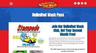 
                            8. Unlimited Wash Pass – Moo Moo Express Car Wash – Columbus ...