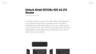 
                            8. Unlock Airtel E5172Bs-925 4G LTE Router - varkey
