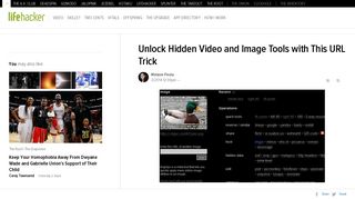 
                            6. Unlock Hidden Video and Image Tools with This URL Trick - Lifehacker
